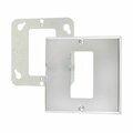American Imaginations Square Chrome Electrical Switch Plate Stainless Steel AI-36829